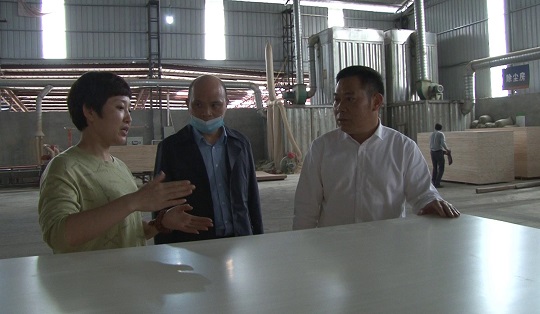 曾三成到企业开展百企大走访同心促发展活动