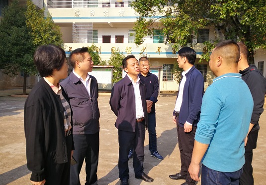 耒阳市人民政府门户网站-邱小兵到马水镇调研指导工作