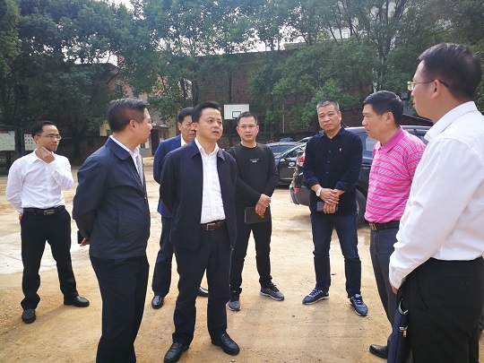 耒阳市人民政府门户网站-邱小兵到马水镇调研指导工作