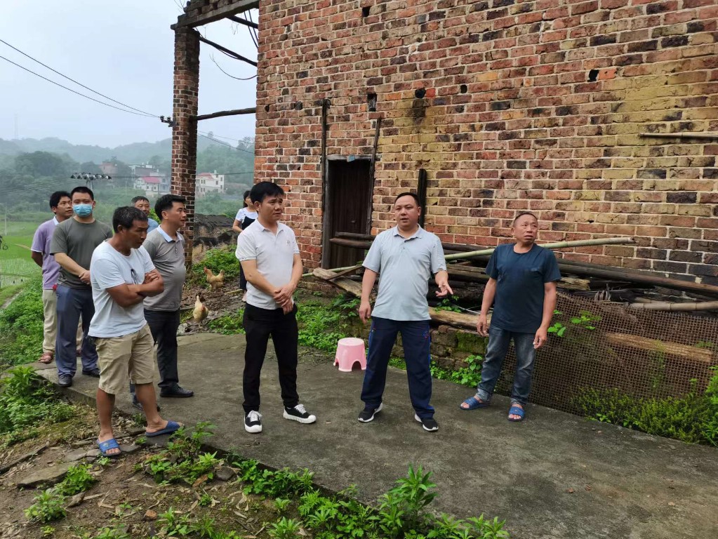 耒阳市南阳镇检查汛期危房受损情况