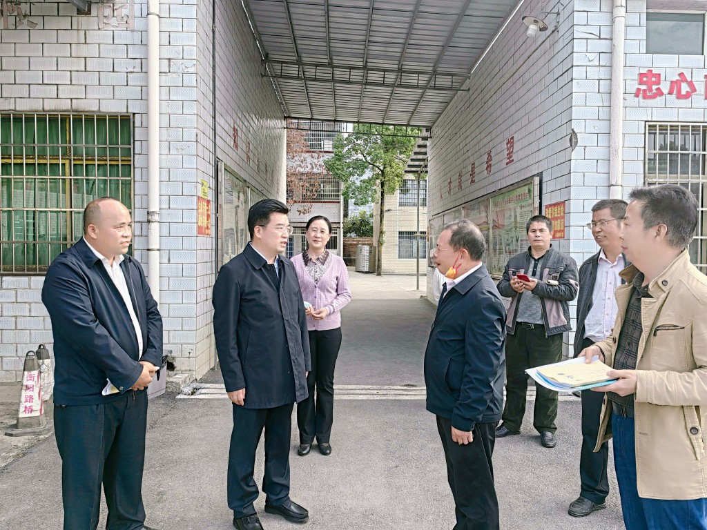 耒阳市人民政府门户网站-赖馨正赴太平圩乡督导乡村振兴工作并走访长坪乡石枧中学