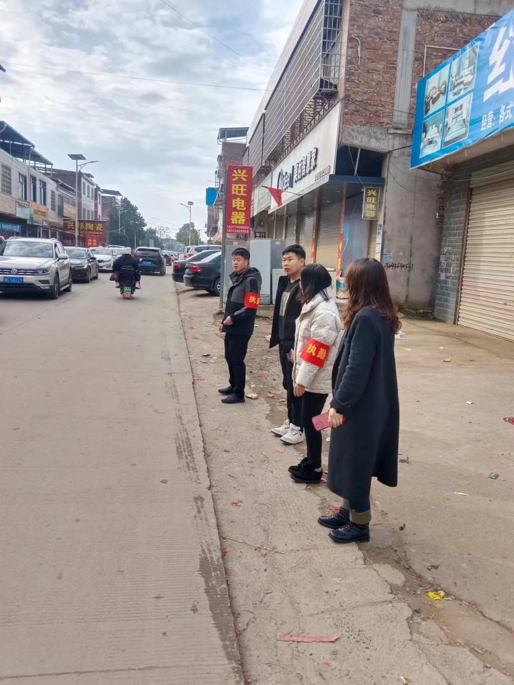 遥田镇春节期间多举措开展道路保畅工作