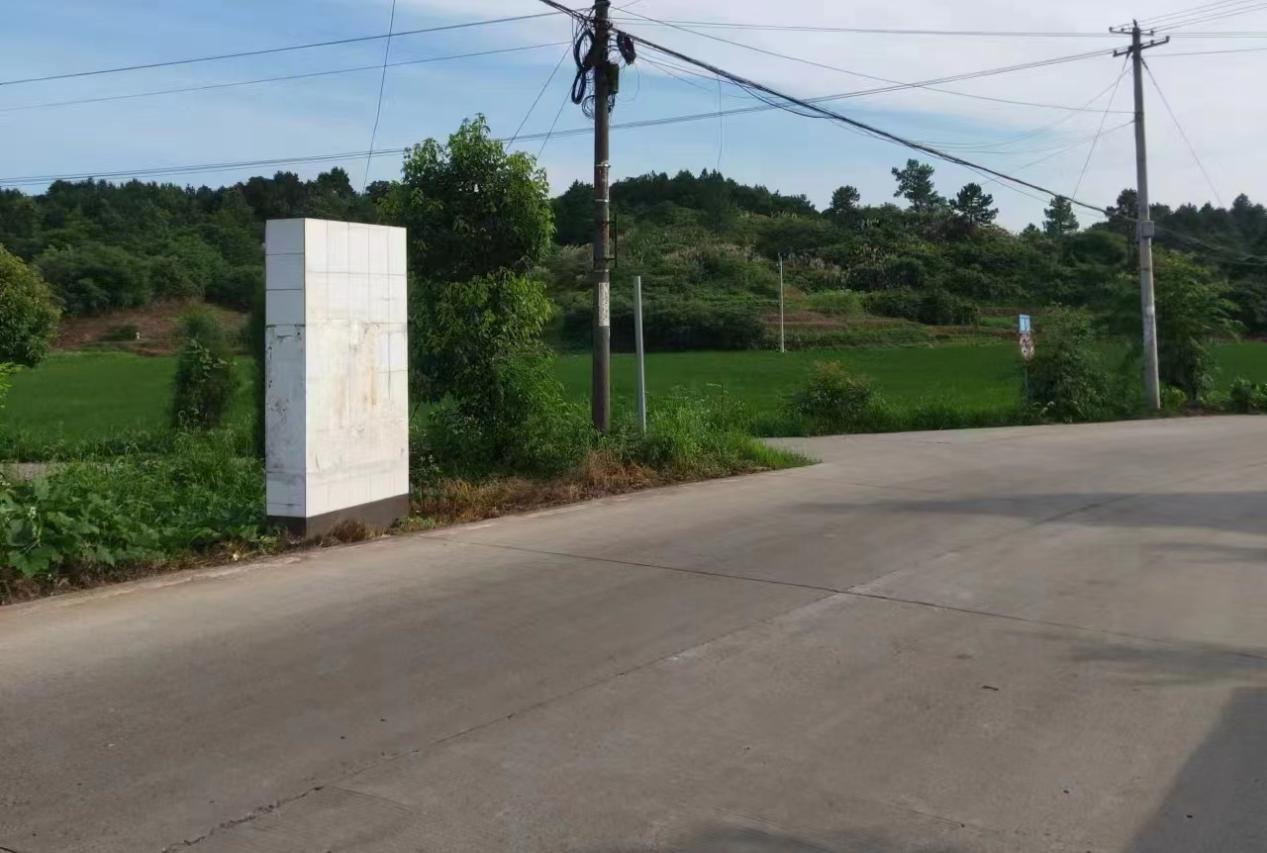 标准化新变化淝田镇开展路域环境整治乡村公路颜值再提升