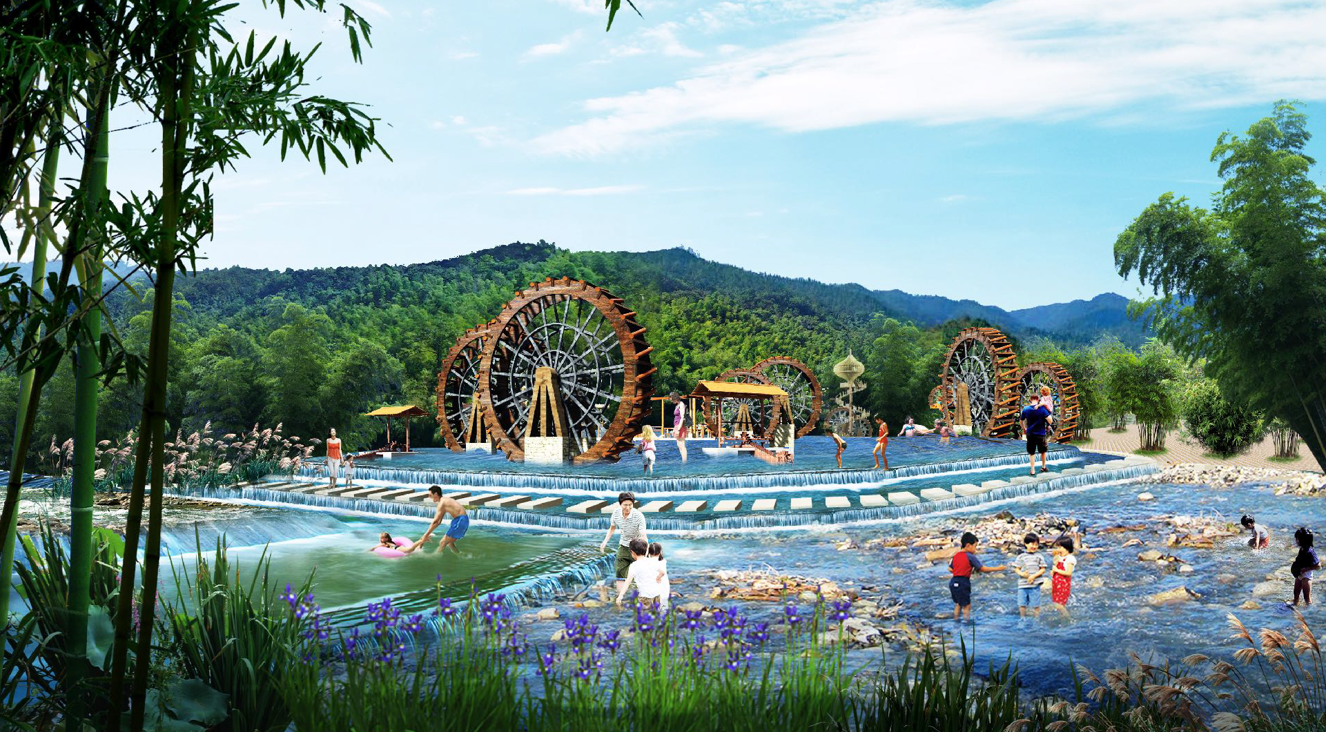 耒阳市蔡伦竹海创5a项目竹海长滩竹海之巅地块设计方案公示